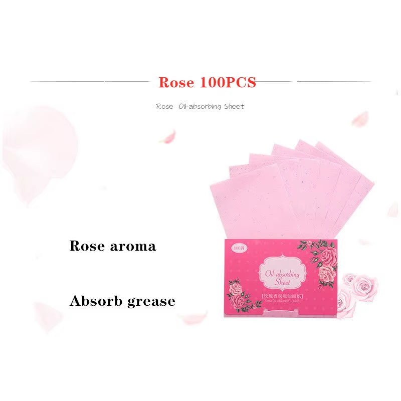 2022 Hot Protable Facial Absorbent Paper Oil Control Wipes Green Tea Bamboo Charcoal Sheet Oily Face Blotting Matting Tissue